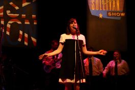 Paige Robson Cramer performs in the Stephenville Theatre Festival’s production of “British Invasion.” The final performance is scheduled for Aug. 13. - Courtesy STF